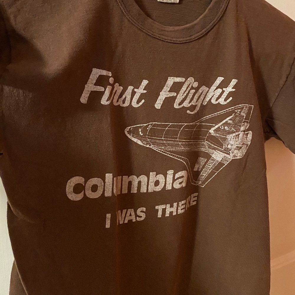 Vintage Columbia First Flight brown shirt s/m